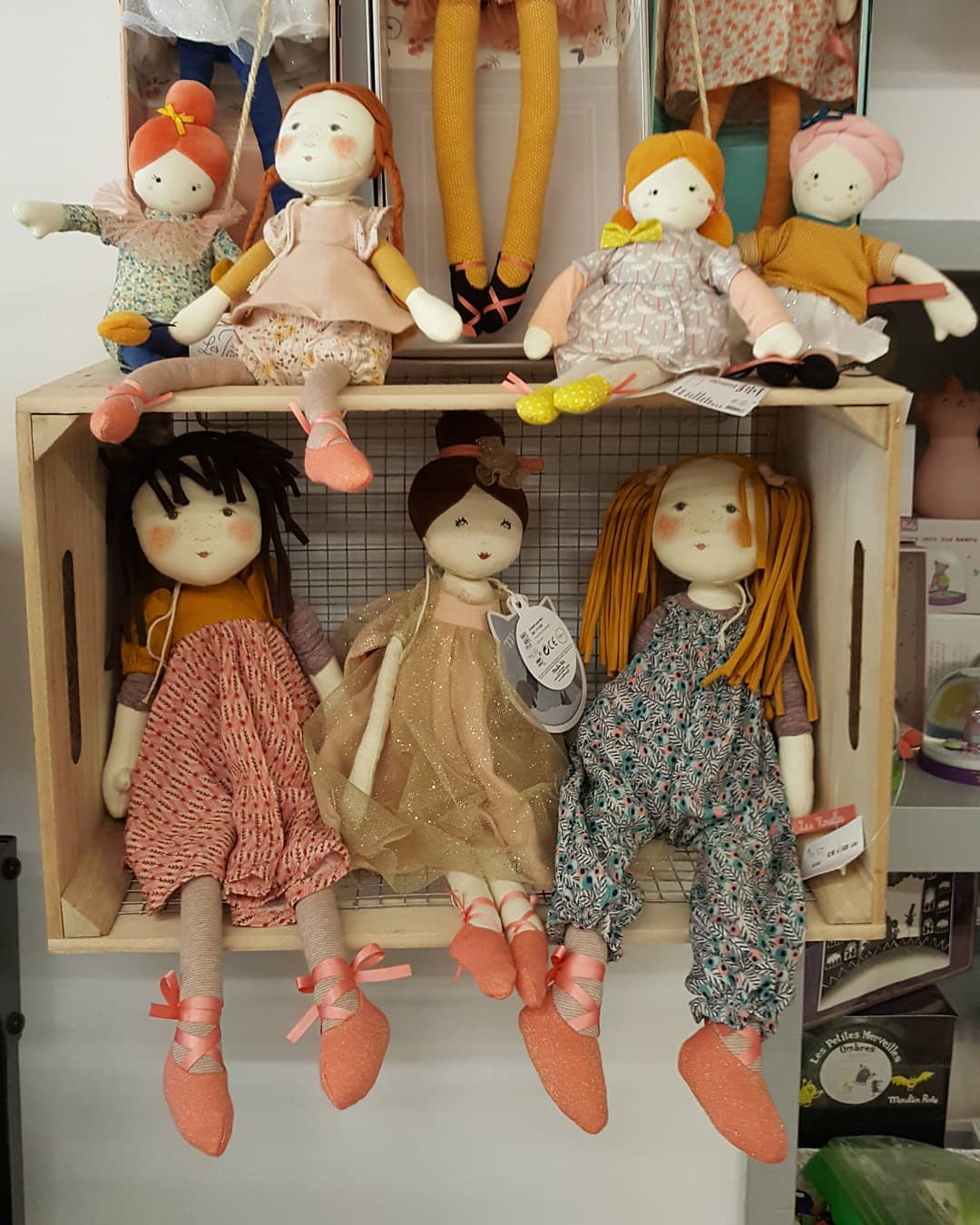 Moulin Roty, Prunelle suur kaltsunukk Kaisukad ja kaltsunukud - HellyK - Kvaliteetsed lasteriided, villariided, barefoot jalatsid