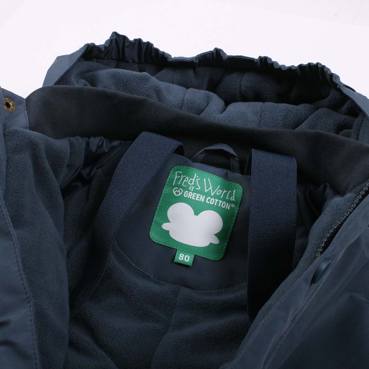 Fred’s World talvekombe, Midnight Green Cotton - HellyK - Kvaliteetsed lasteriided, villariided, barefoot jalatsid
