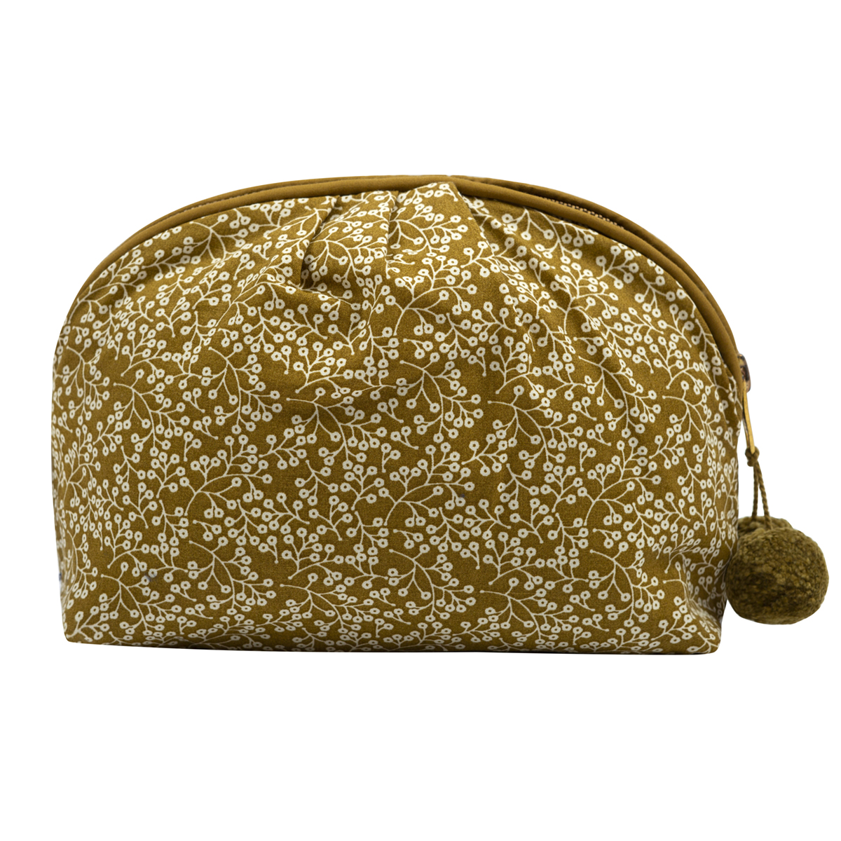 Väike kott, Petit Fleur Green Cotton - HellyK - Kvaliteetsed lasteriided, villariided, barefoot jalatsid