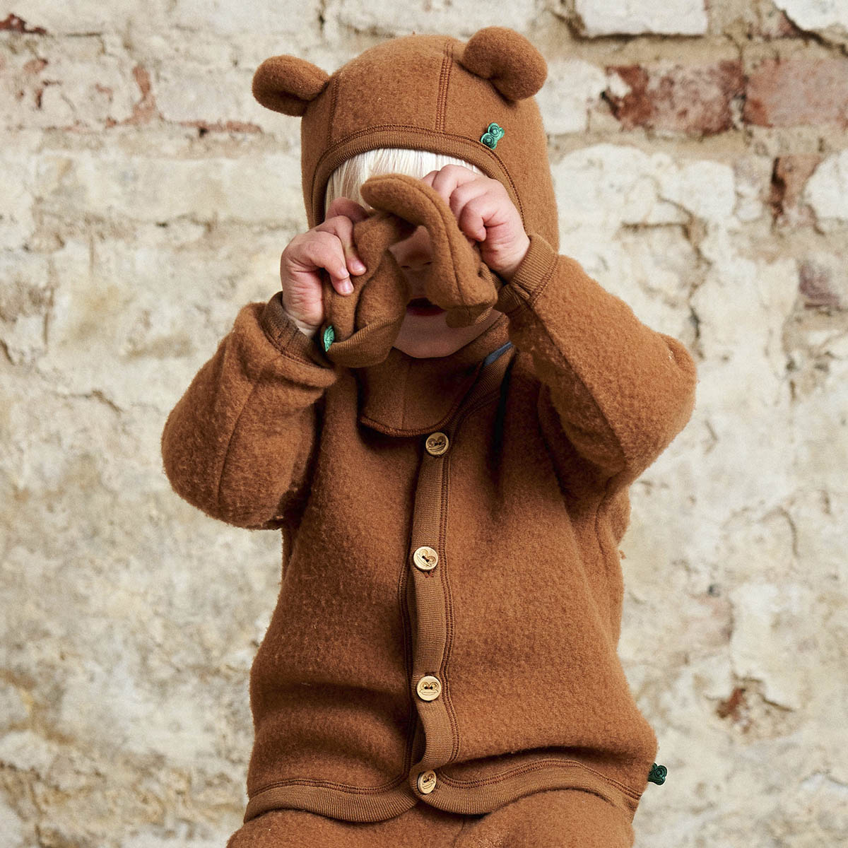 Fred´s World Wool fleece jacket baby, Almond Green Cotton - HellyK - Kvaliteetsed lasteriided, villariided, barefoot jalatsid