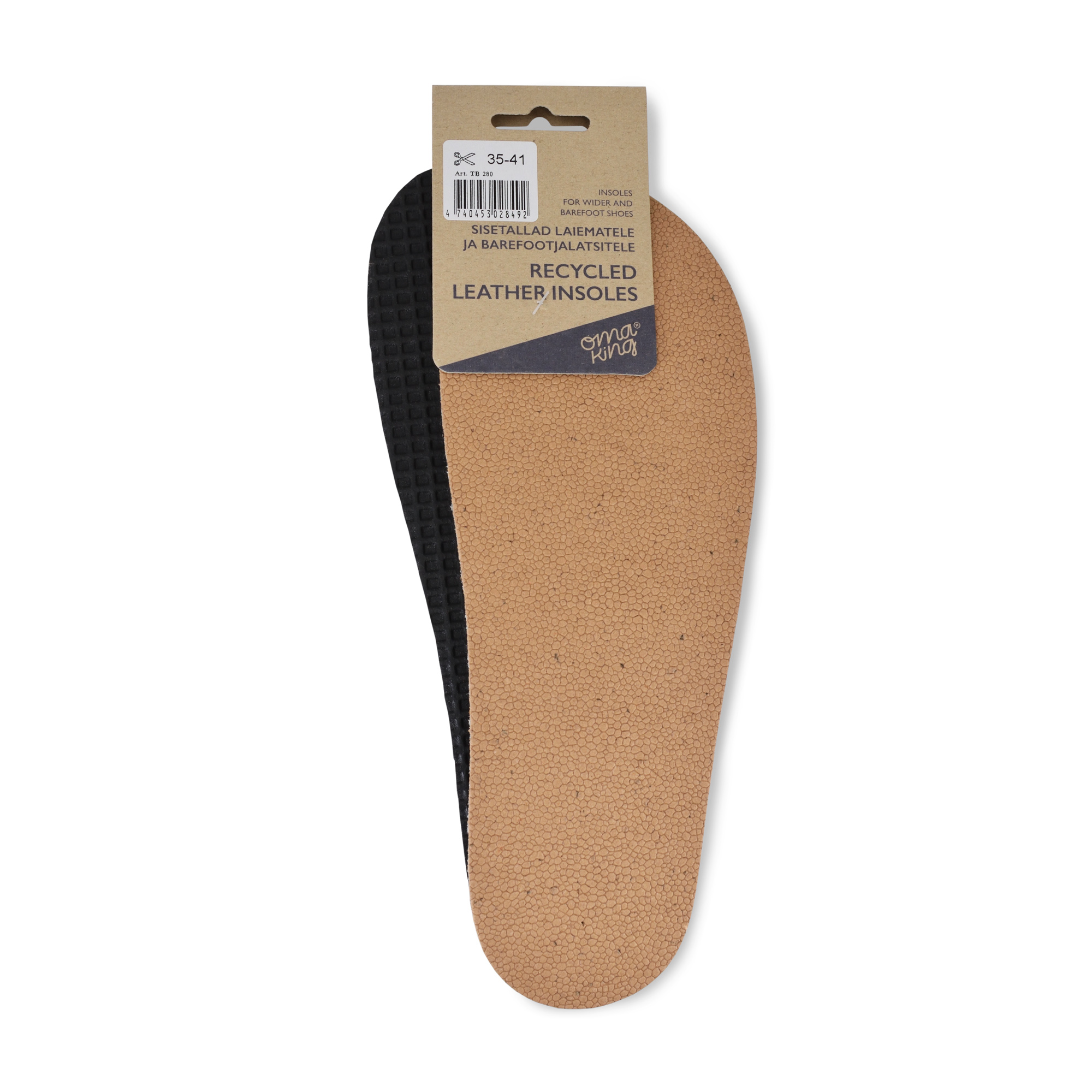 OmaKing Barefoot sisetald Natural felt warm Hooldusvahendid ja kosmeetika - HellyK - Kvaliteetsed lasteriided, villariided, barefoot jalatsid