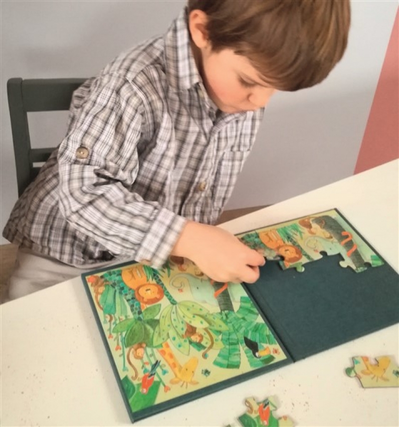 Egmont Toys magnetiline pusle, Džungel Mänguasjad - HellyK - Kvaliteetsed lasteriided, villariided, barefoot jalatsid
