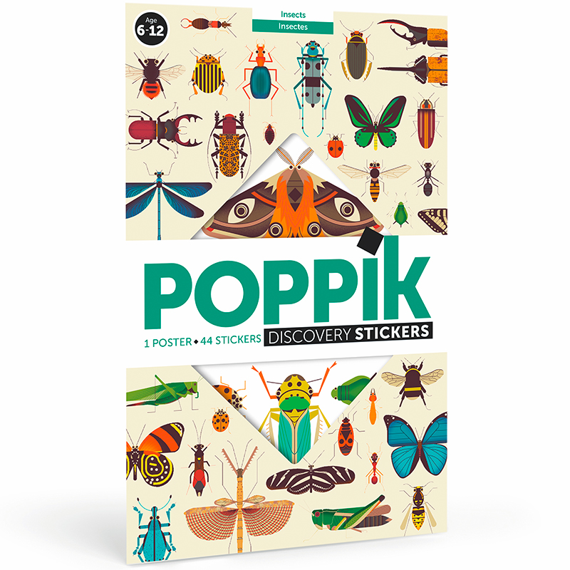 Poppik poster ja kleepsud Discovery “Ookean” Mänguasjad - HellyK - Kvaliteetsed lasteriided, villariided, barefoot jalatsid