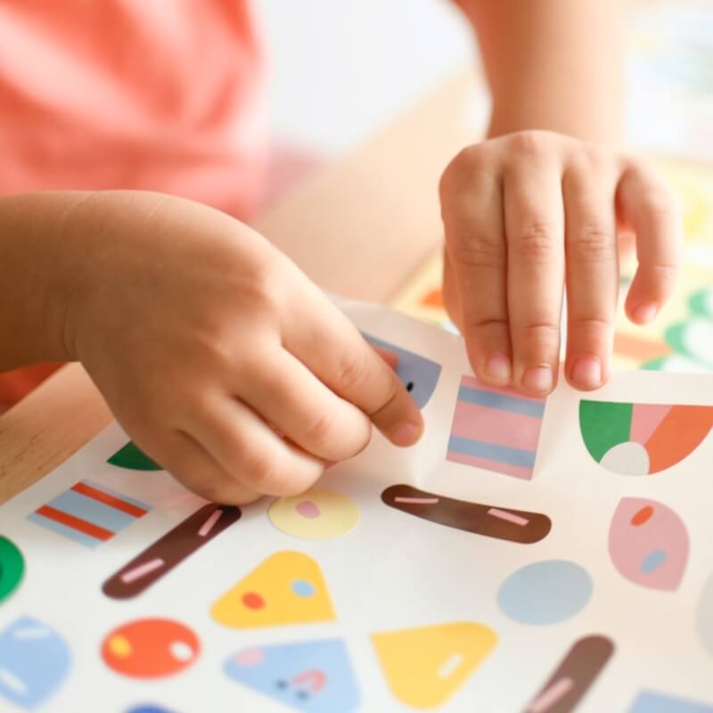 Poppik kaardid ja kleepsud “Loomad” Mänguasjad - HellyK - Kvaliteetsed lasteriided, villariided, barefoot jalatsid