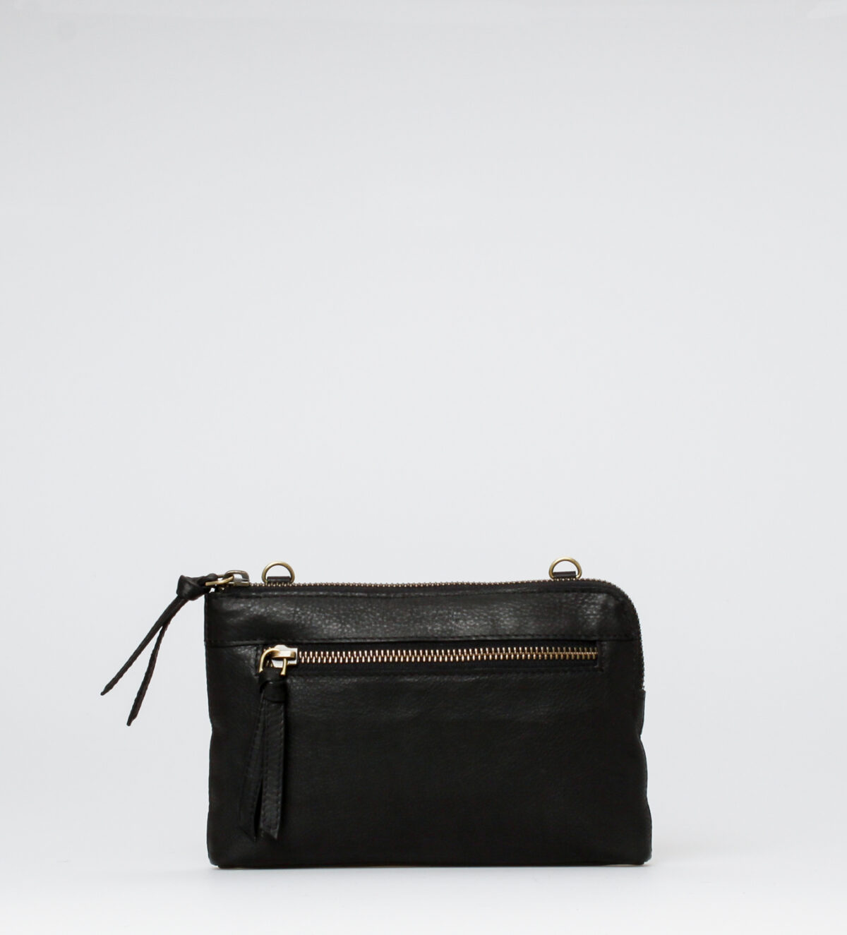 Treats nahast väike crossbody-kott Nanna Common Black Kotid ja rahakotid - HellyK - Kvaliteetsed lasteriided, villariided, barefoot jalatsid