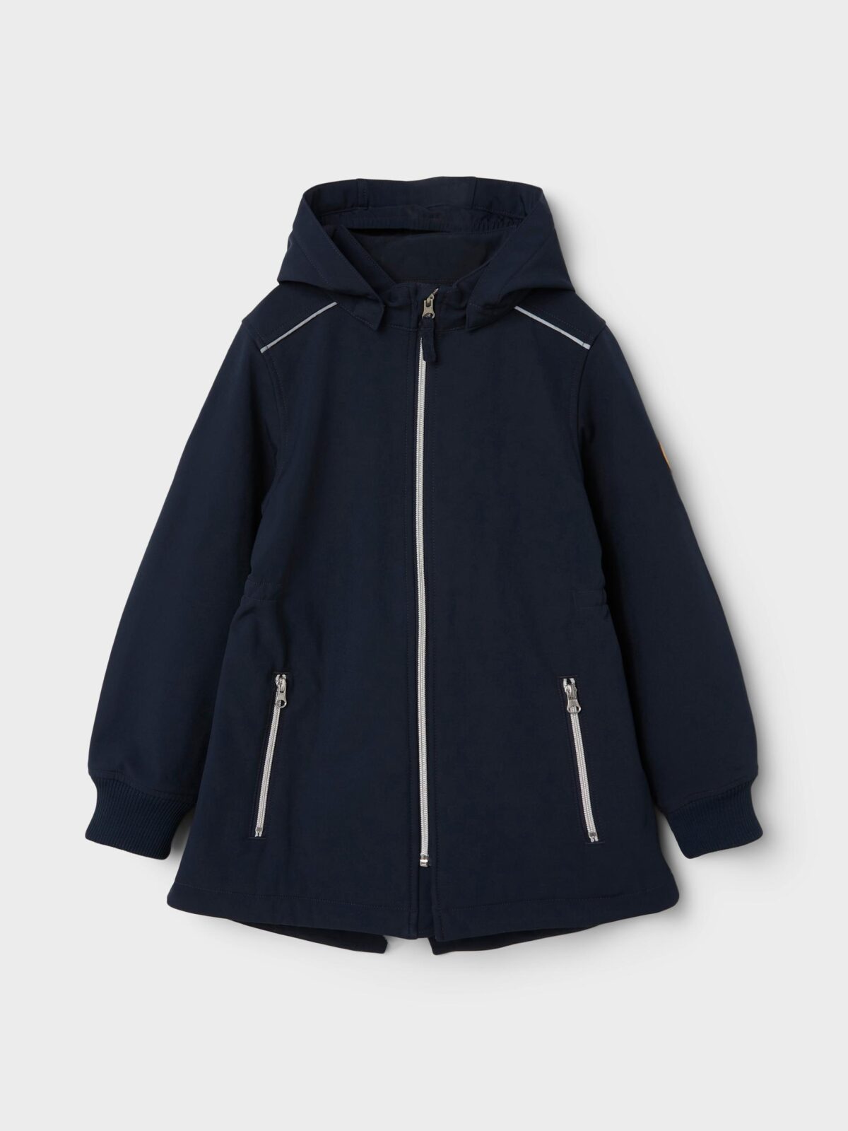 Name It Alfa softshell jope tüdrukutele, Dark Sapphire Lasteriided - HellyK - Kvaliteetsed lasteriided, villariided, barefoot jalatsid
