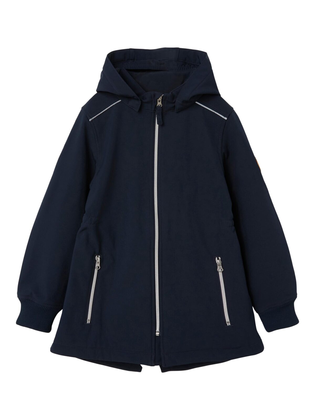Name It Alfa softshell jope tüdrukutele, Dark Sapphire Lasteriided - HellyK - Kvaliteetsed lasteriided, villariided, barefoot jalatsid