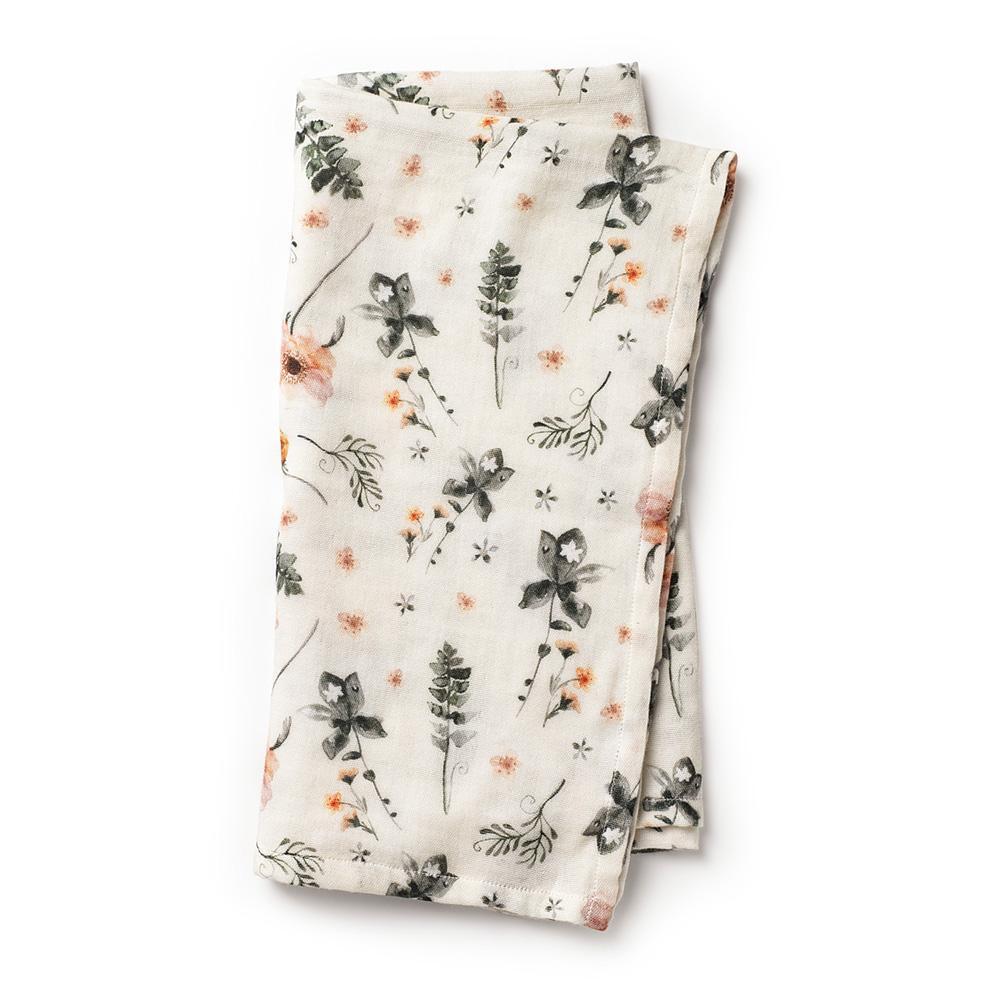 Elodie Details bambusest musliintekk, Meadow Blossom Kodumaailm - HellyK - Kvaliteetsed lasteriided, villariided, barefoot jalatsid