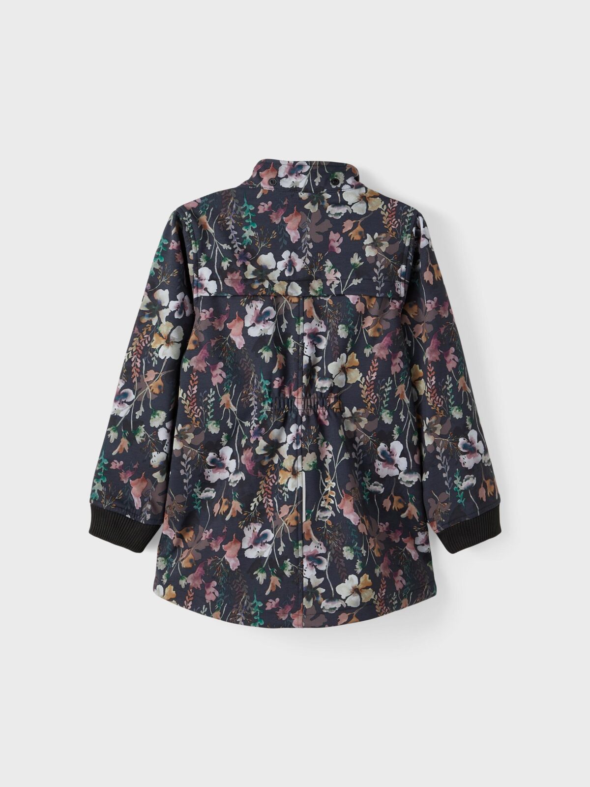 Name It Alfa softshell jope tüdrukutele, AUTUMN FLOWER Lasteriided - HellyK - Kvaliteetsed lasteriided, villariided, barefoot jalatsid