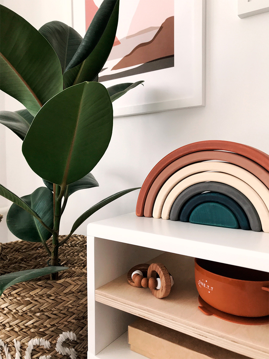 SABO concept puidust vikerkaar, Terracotta Mänguasjad - HellyK - Kvaliteetsed lasteriided, villariided, barefoot jalatsid