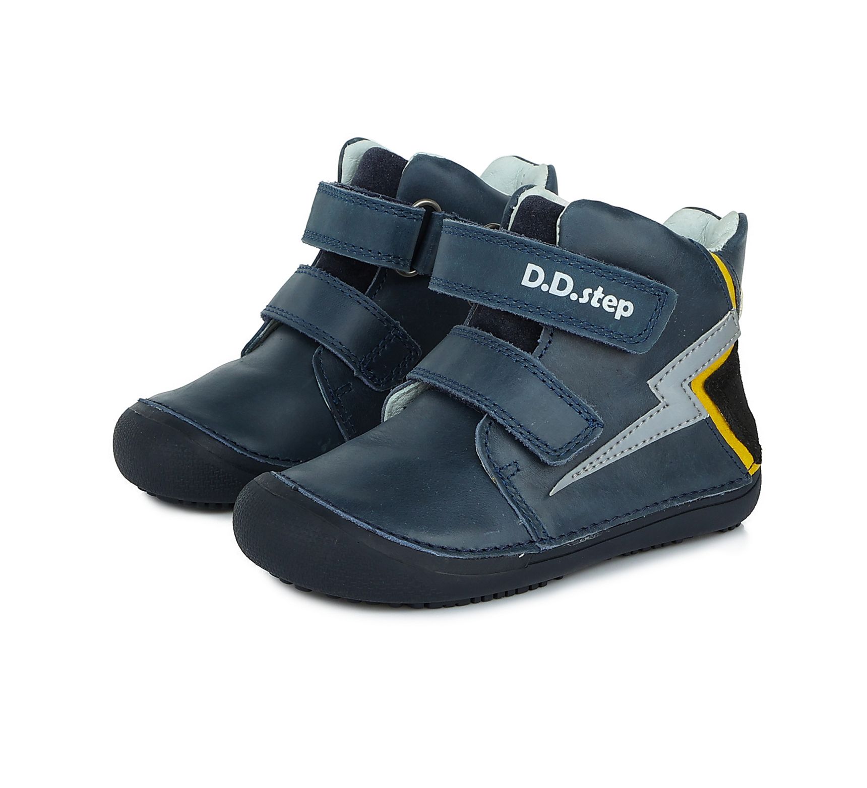 D.D.Step nahast k/s saapad Dark Grey 063 D.D.Step - HellyK - Kvaliteetsed lasteriided, villariided, barefoot jalatsid