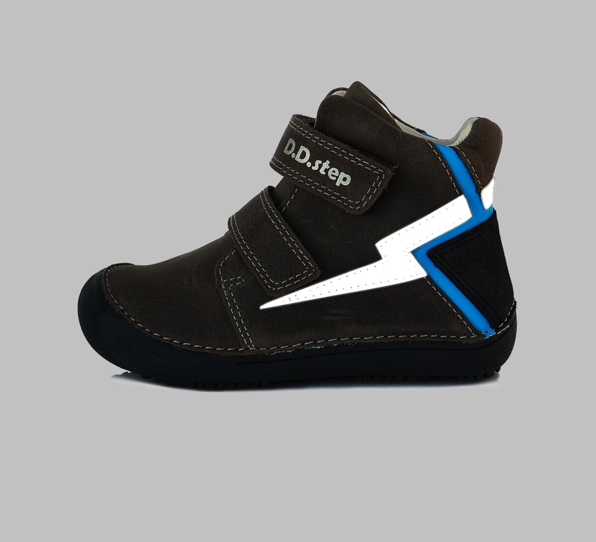 D.D.Step nahast k/s saapad Dark Grey 063 D.D.Step - HellyK - Kvaliteetsed lasteriided, villariided, barefoot jalatsid