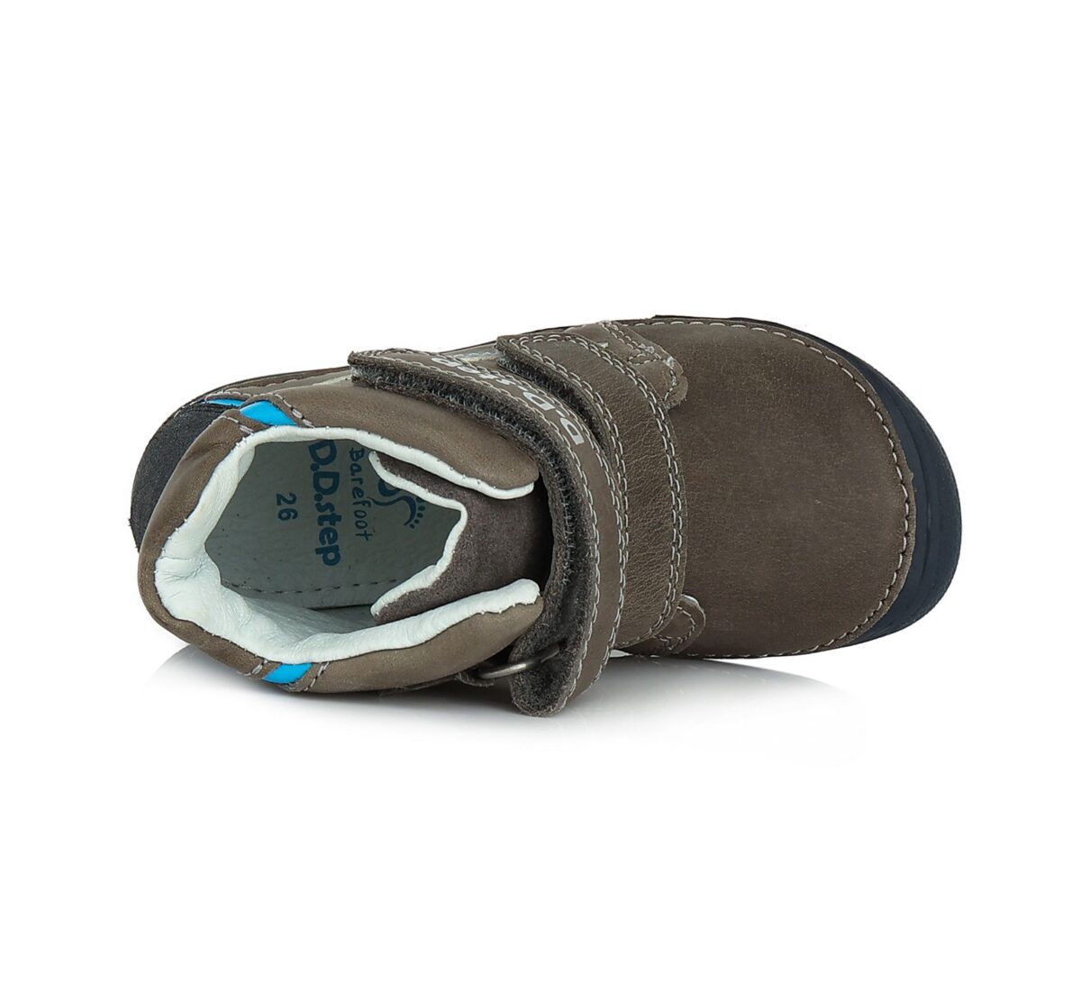 D.D.Step nahast k/s saapad Dark Grey 063 D.D.Step - HellyK - Kvaliteetsed lasteriided, villariided, barefoot jalatsid