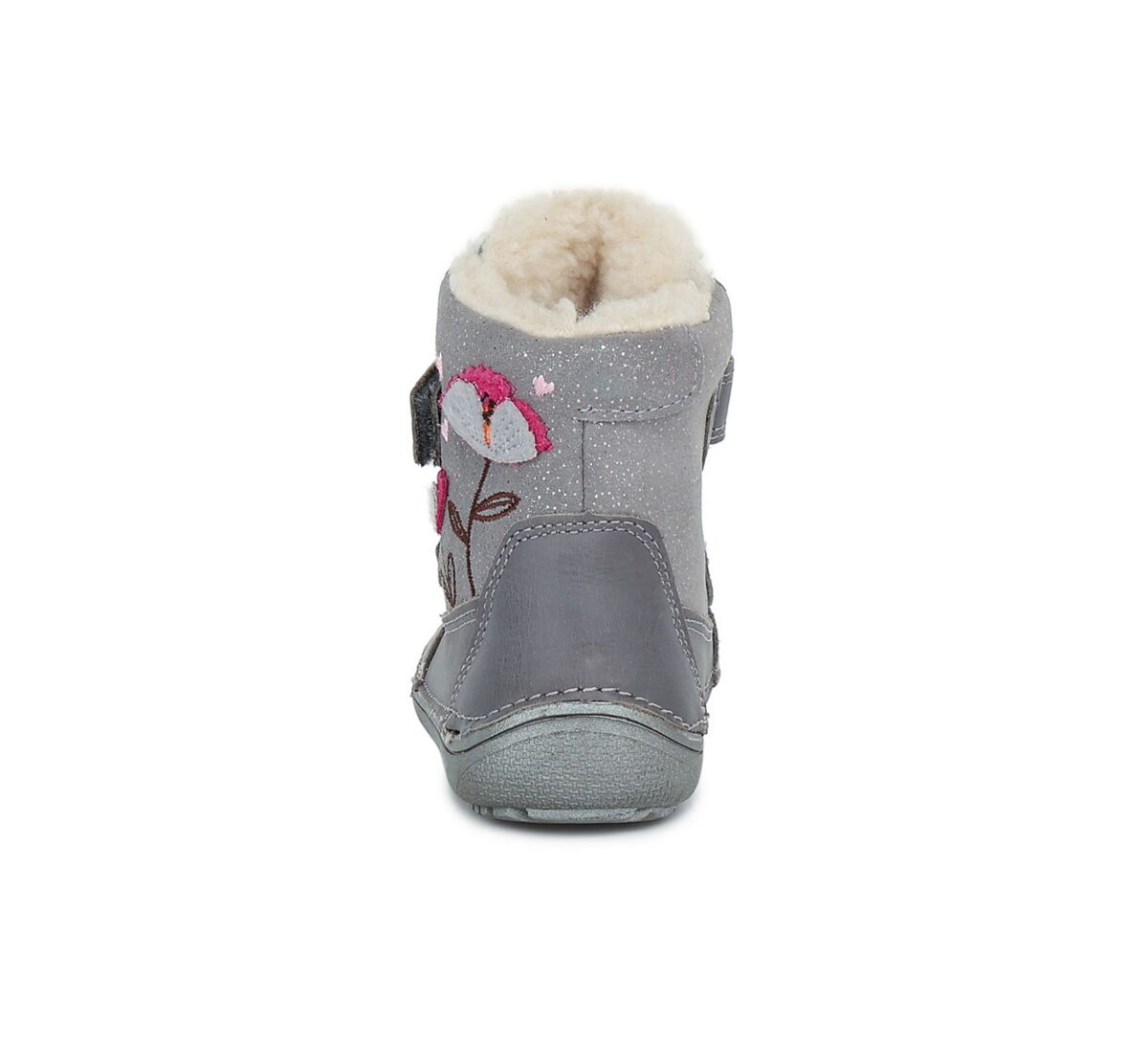 D.D.Step barefoot talvesaapad Grey, Lill 063 D.D.Step barefoot talvesaapad Grey, Lill 063 D.D.Step - HellyK - Kvaliteetsed lasteriided, villariided, barefoot jalatsid