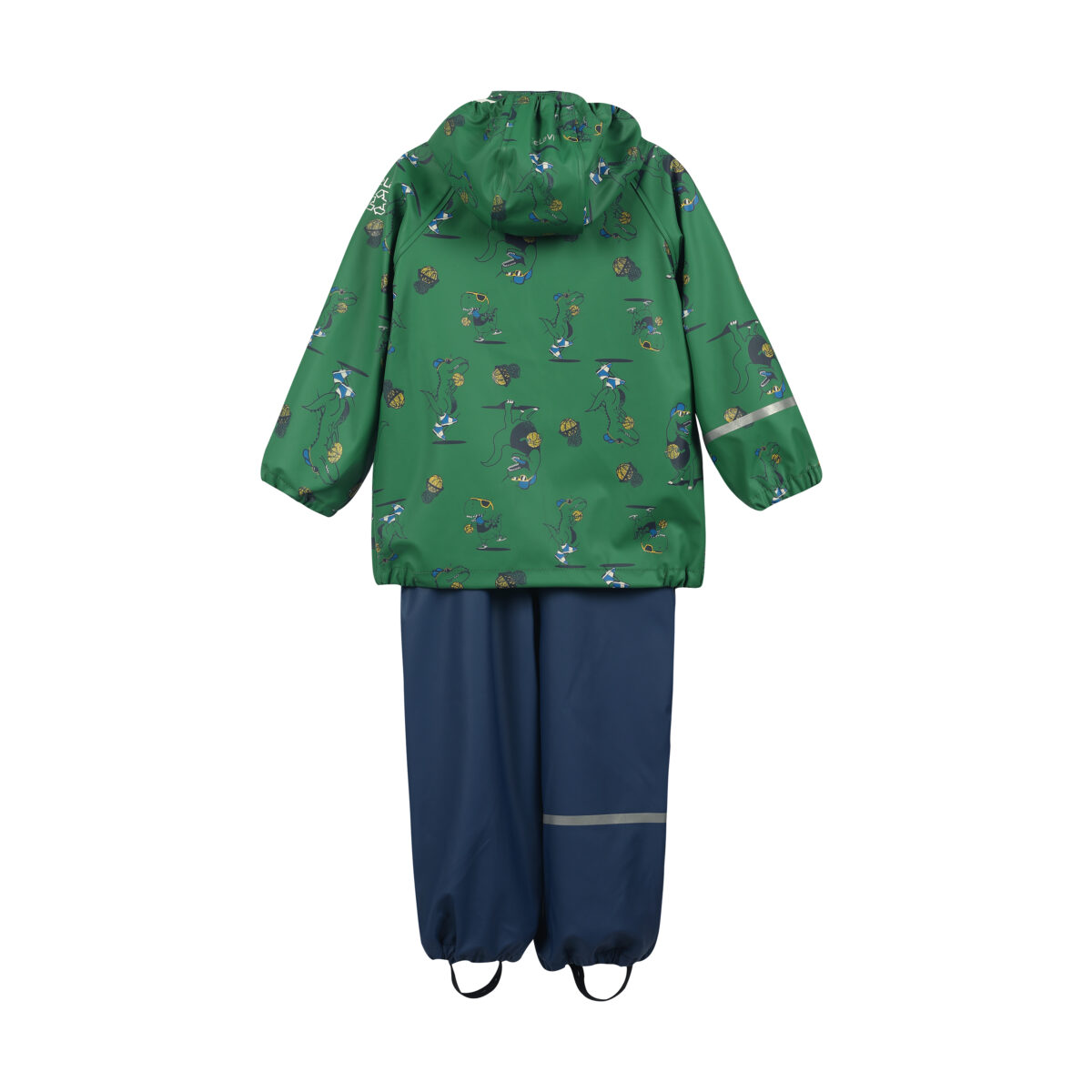 Celavi vihmakomplekt, Foliage Green Lasteriided - HellyK - Kvaliteetsed lasteriided, villariided, barefoot jalatsid
