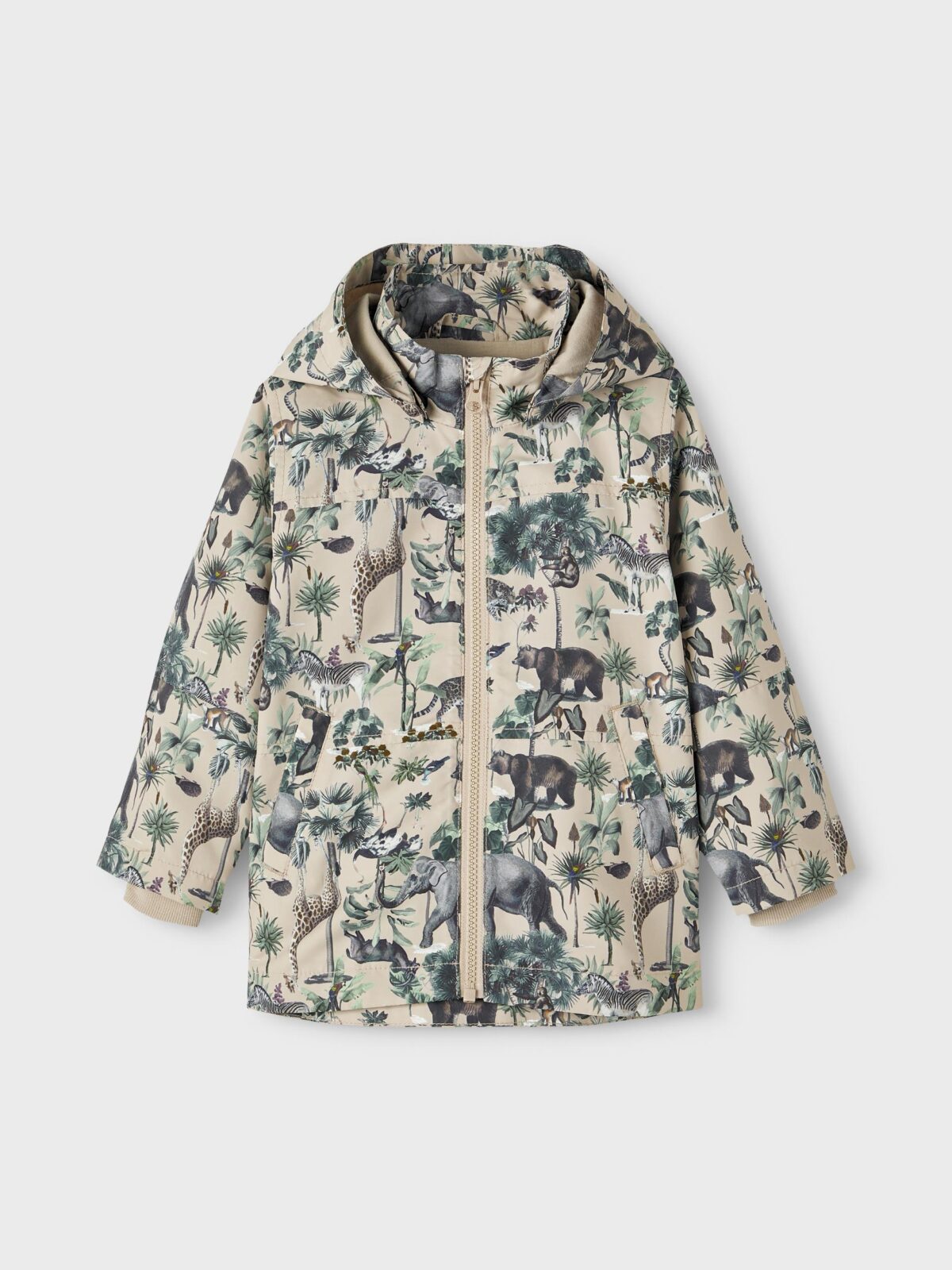 Name It MAX JUNGLE õhem kilejope poistele, Plaza taupe Lasteriided - HellyK - Kvaliteetsed lasteriided, villariided, barefoot jalatsid