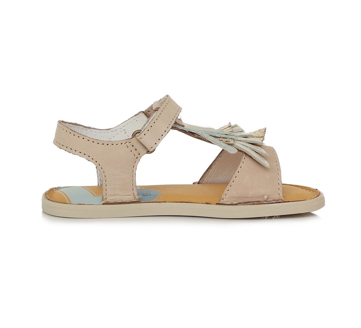 D.D.Step nahast lahtised sandaalid, Cream D.D.Step nahast lahtised sandaalid, Cream D.D.Step - HellyK - Kvaliteetsed lasteriided, villariided, barefoot jalatsid