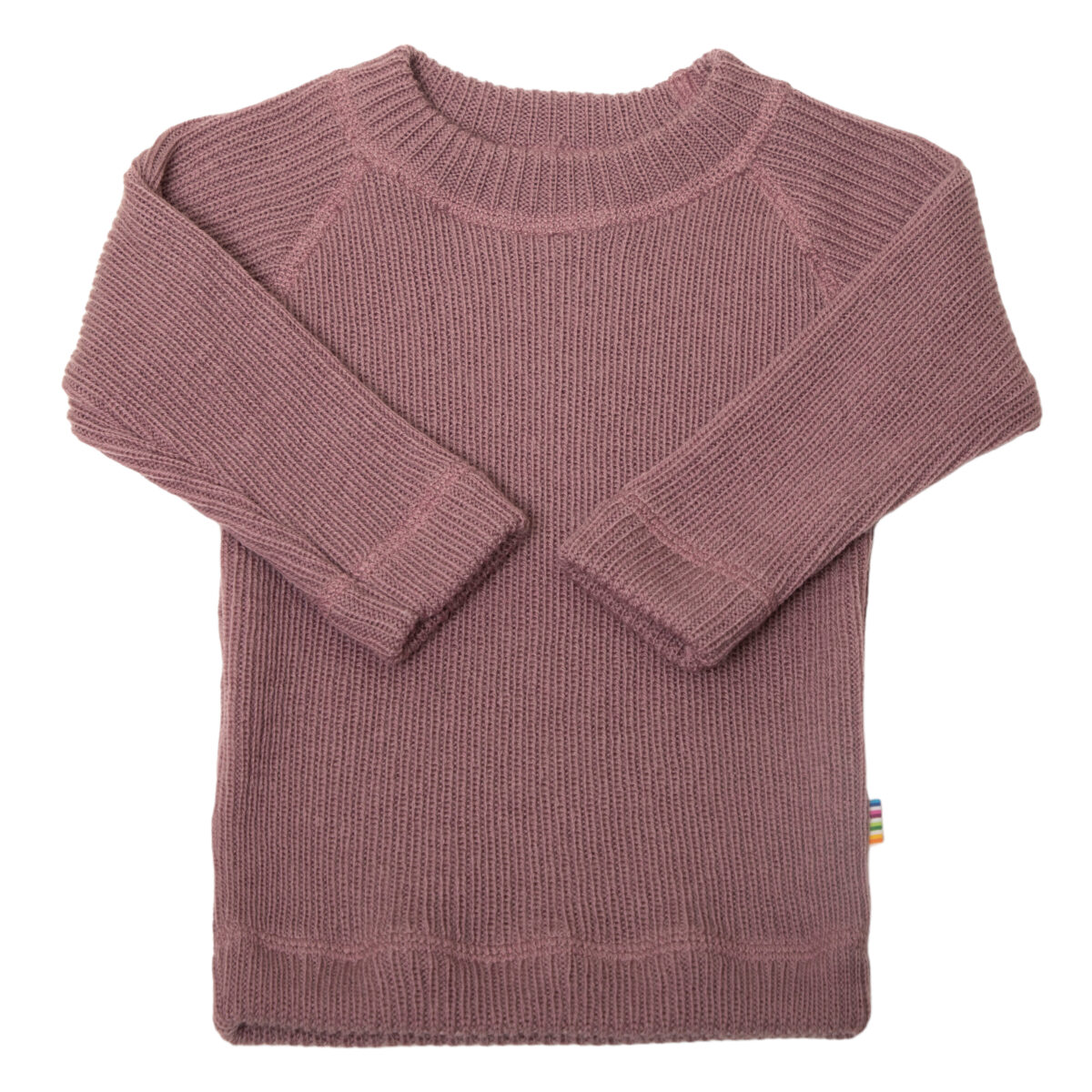Joha meriinovillane kootud pullover, Rose Lasteriided - HellyK - Kvaliteetsed lasteriided, villariided, barefoot jalatsid